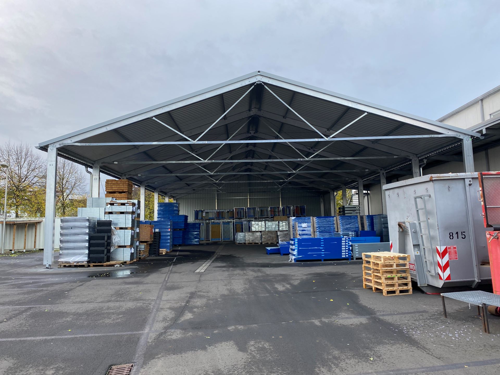 industrial temporary structure Ritchie Bros canopy
