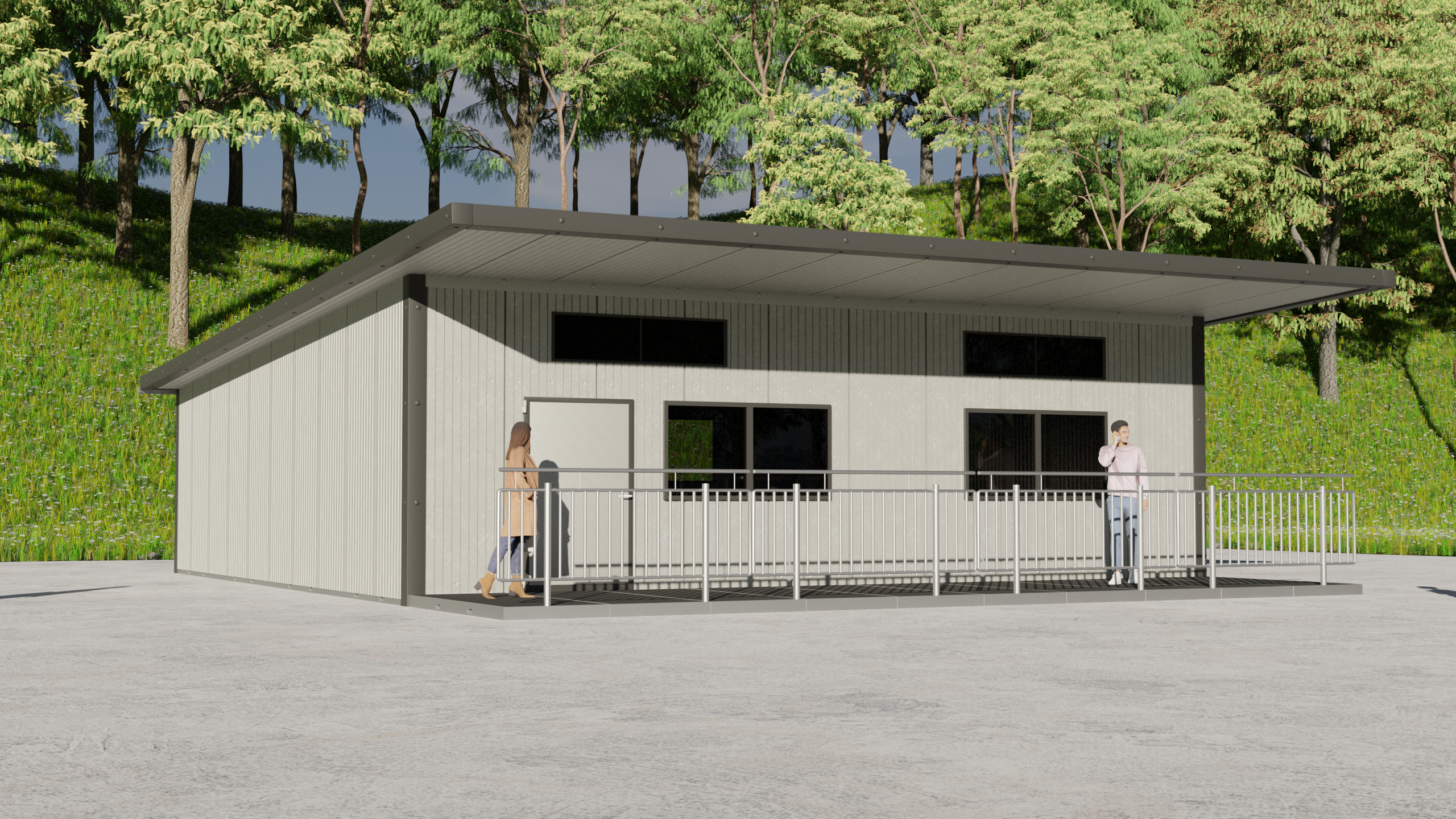 Classroom Front view Classroom concept