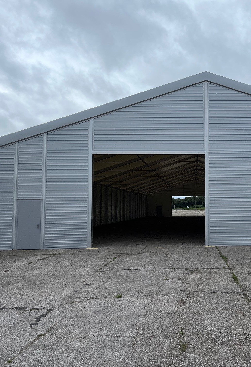 Fleet Auction Group warehouse entrance Portable warehouse