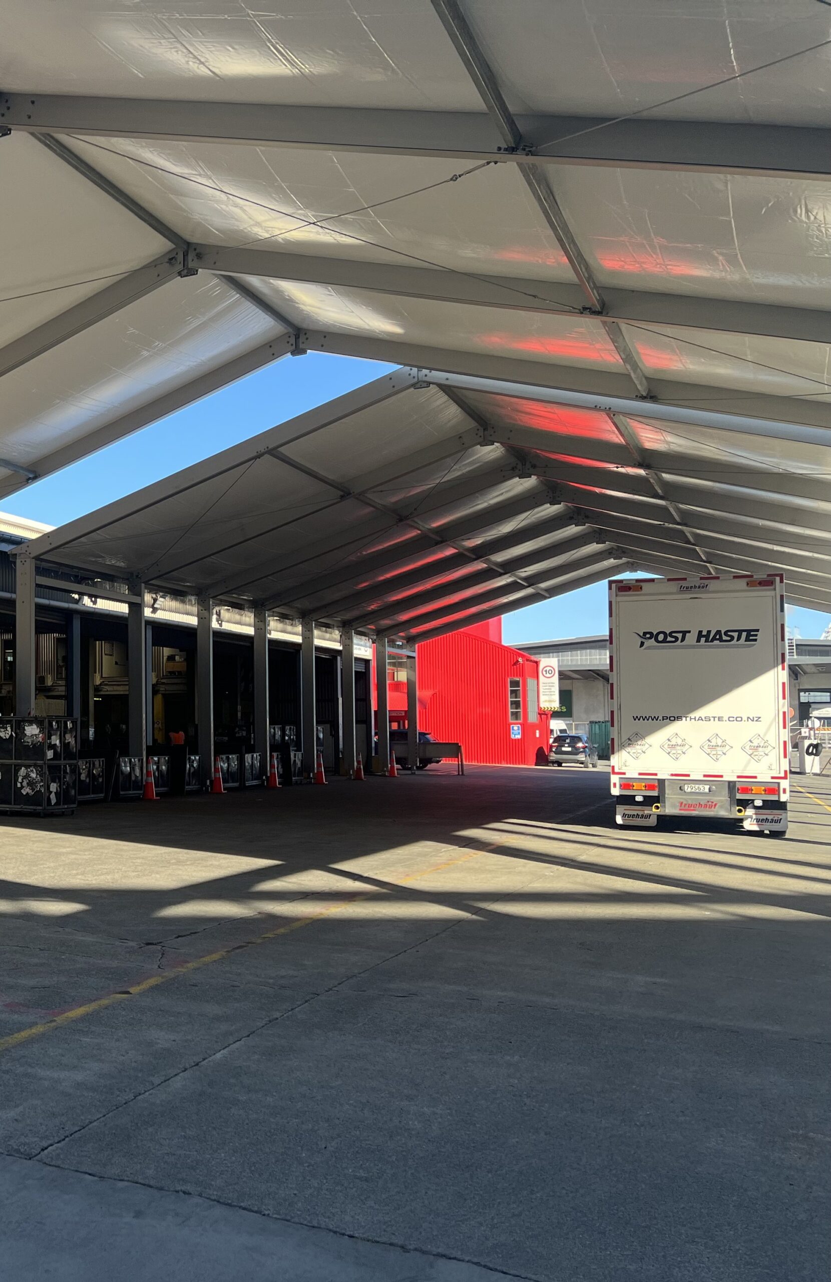 NZ Couriers Canopy Industrial Canopy
